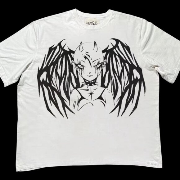 Tops - Women's White Short Sleeve T-Shirt